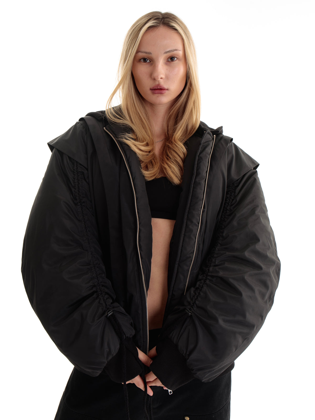 “AC” bomber black