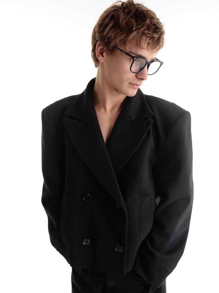 "Circle" cropped jacket