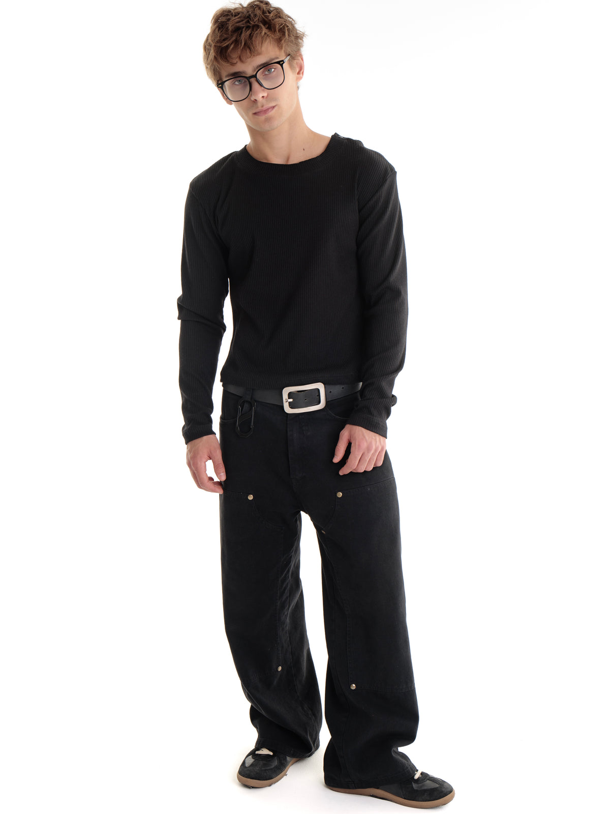 “uniform” jeans black