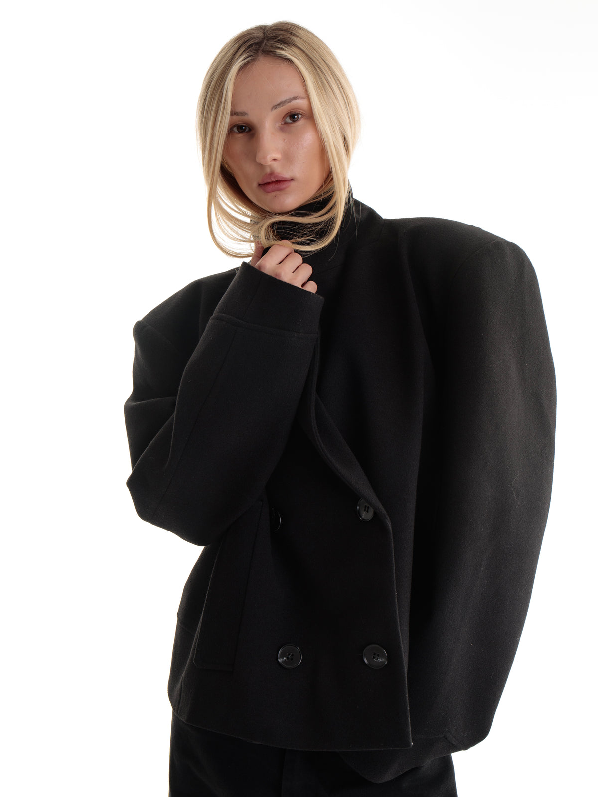 "Circle" cropped jacket