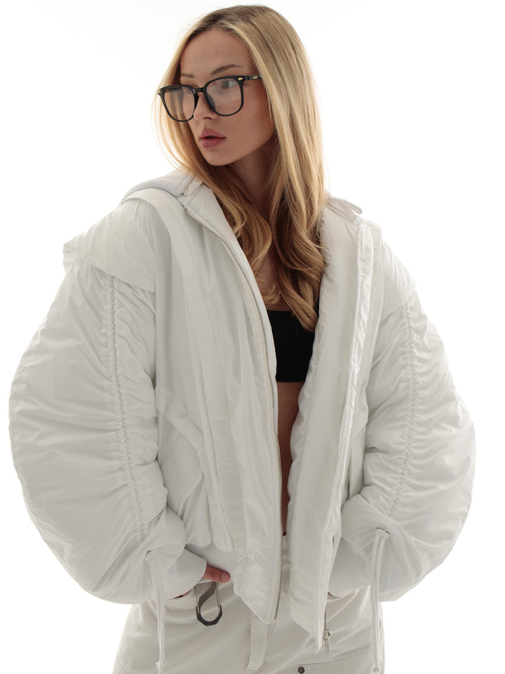 “AC” bomber white