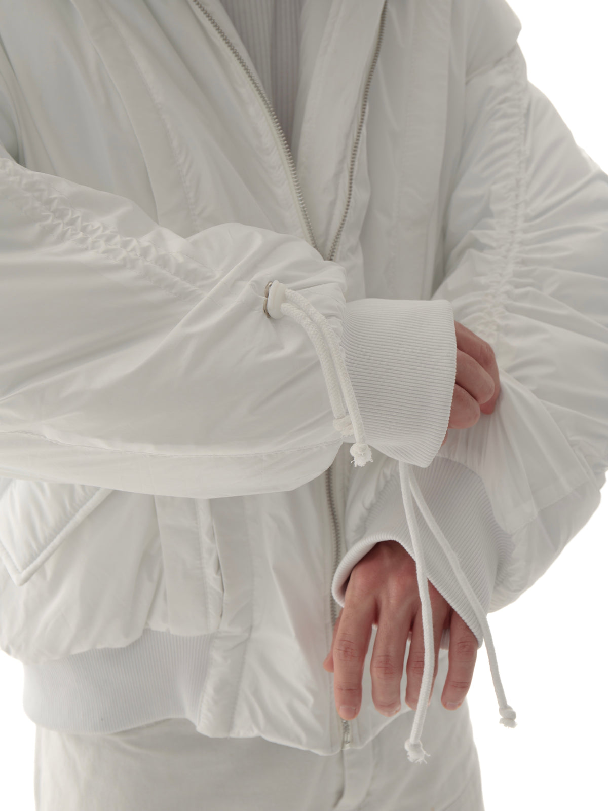 “AC” bomber white
