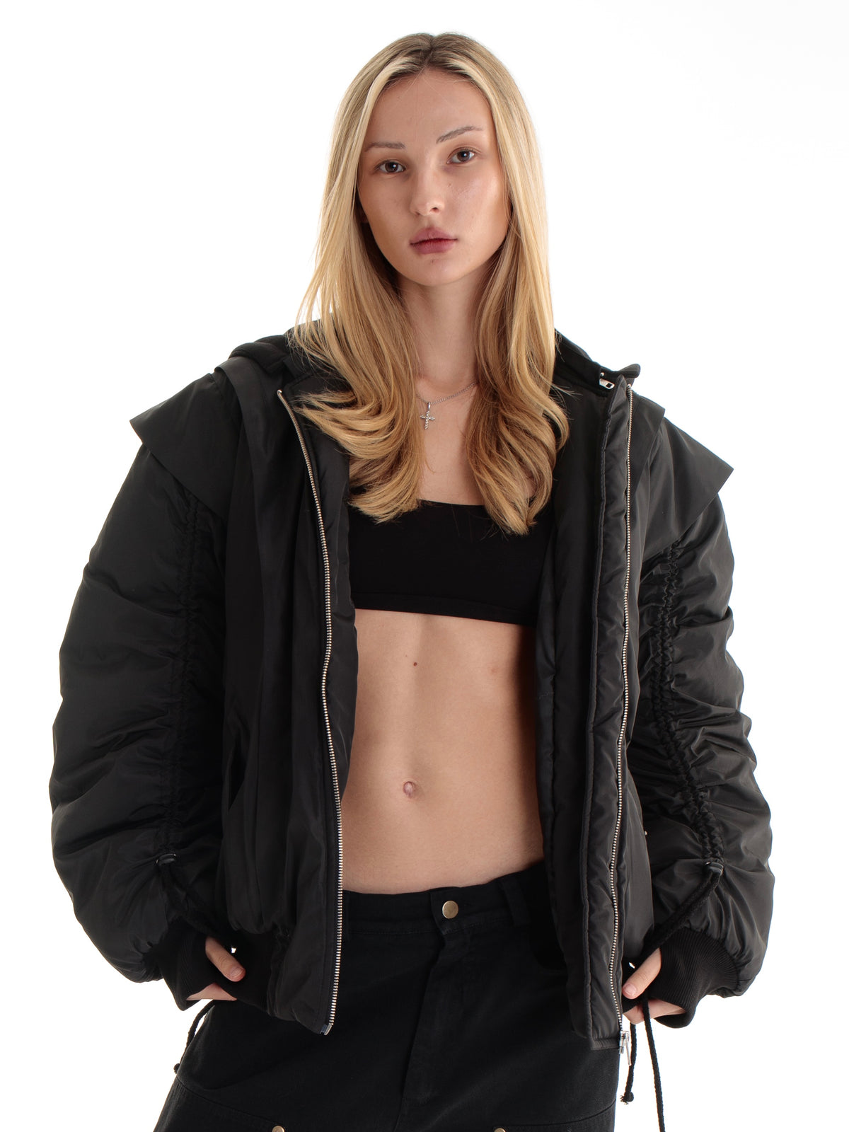 “AC” bomber black