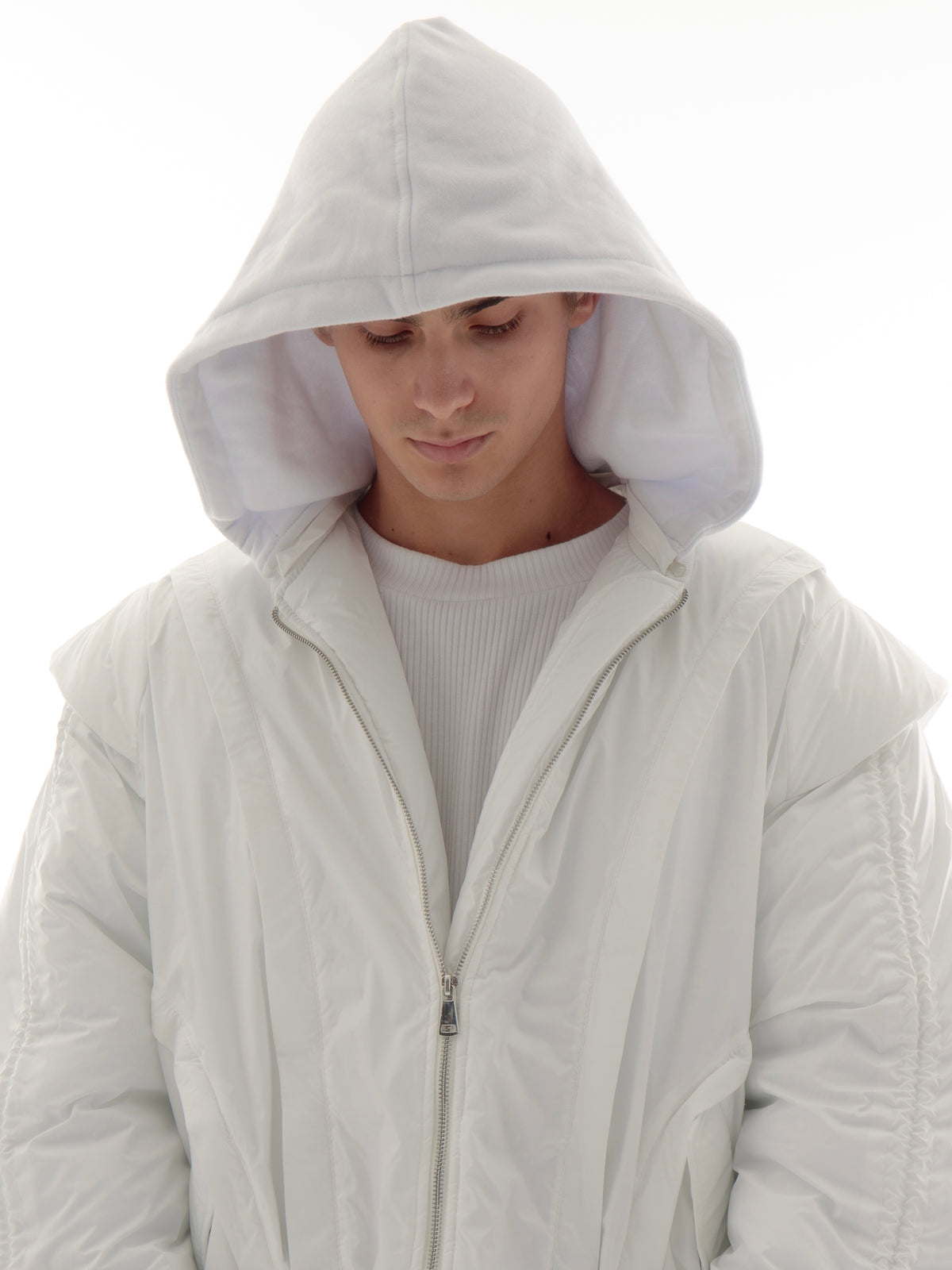 “AC” bomber white