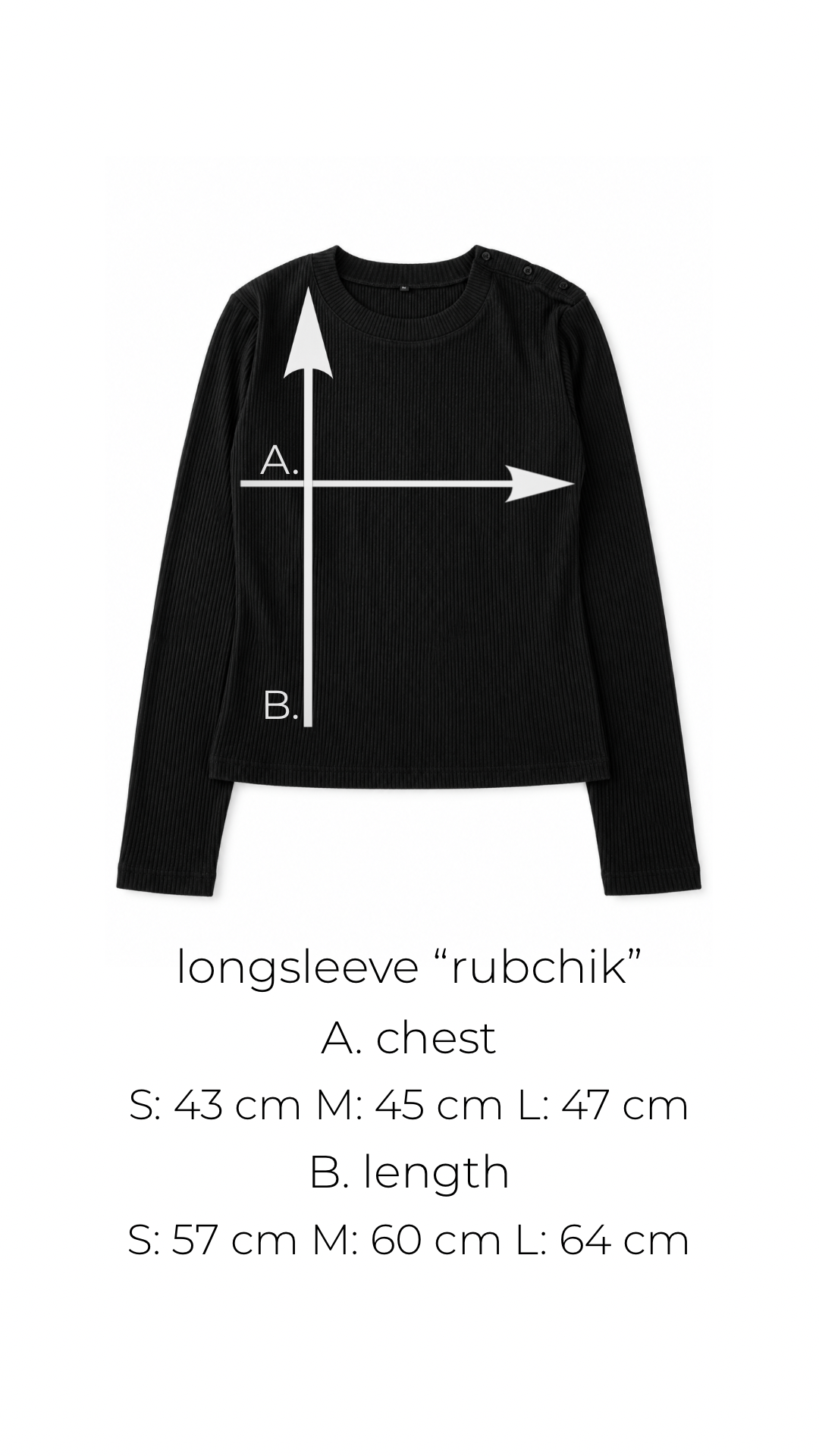 Rubchik longsleeve black