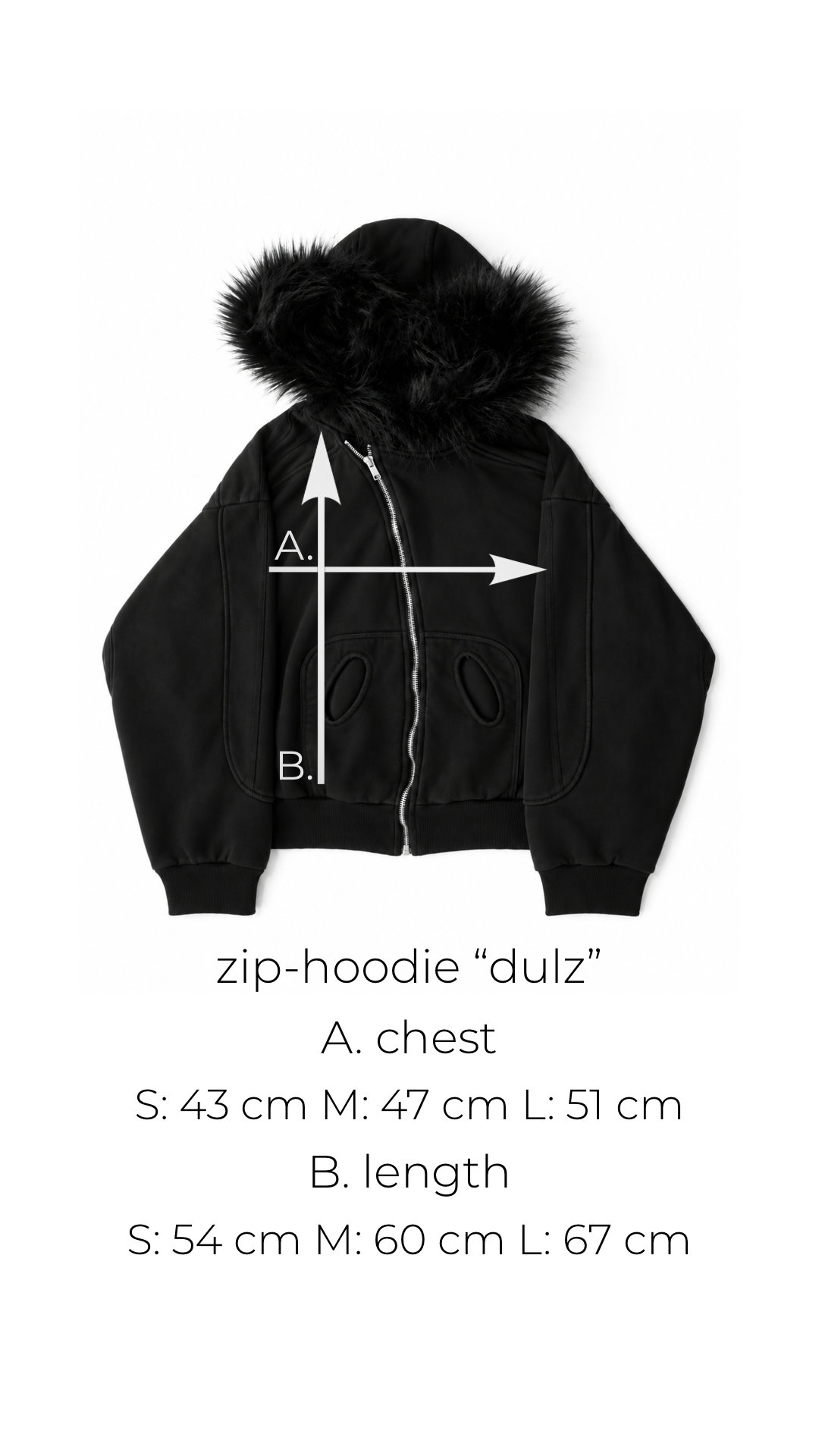 “Dulz” fur set black