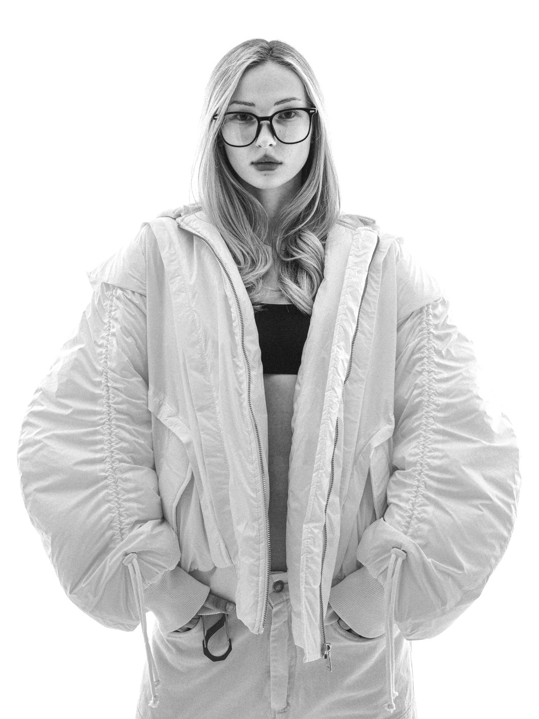 White AC bomber